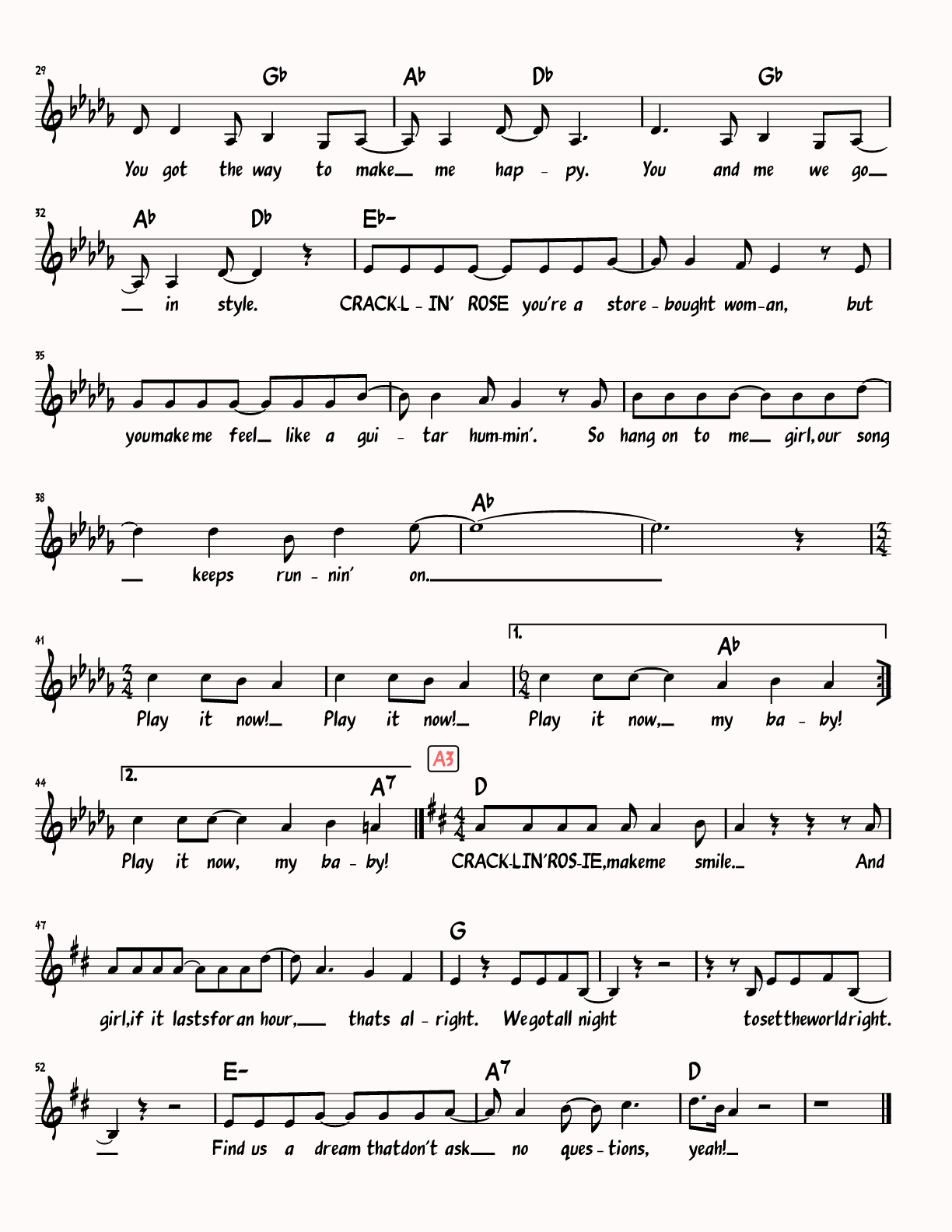 Sheet Music